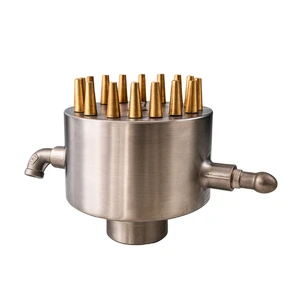 adjustable stainless steel fountain cluster nozzle for water display