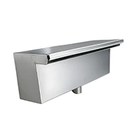 stainless steel waterfall spillway fountain blade for water wall